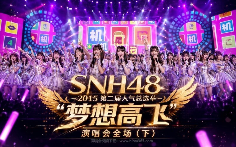 SNH48 – 2015 第二届人气总选举“梦想高飞”演唱会全场（下） 现场封面