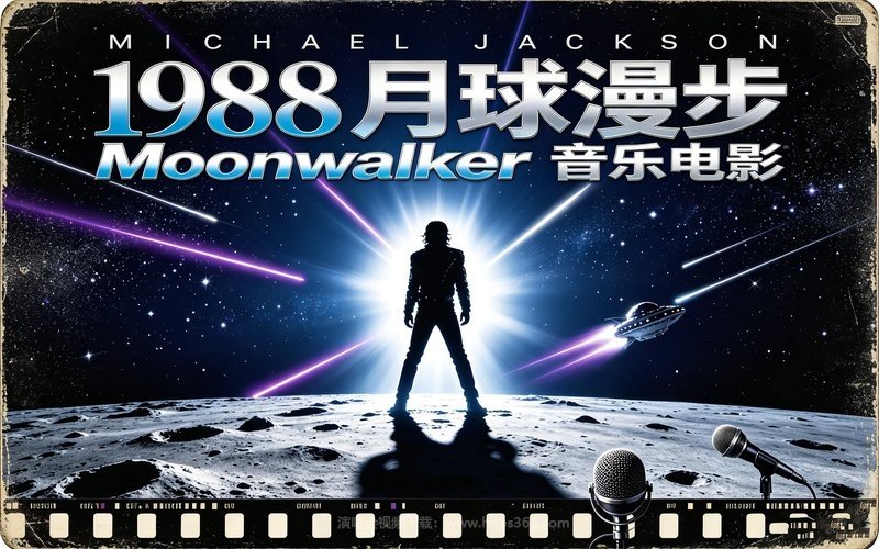 Michael Jackson – 1988 月球漫步 Moonwalker 音乐电影 现场封面