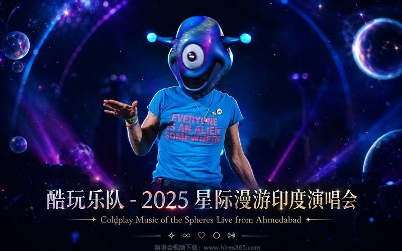 酷玩乐队 – 2025 星际漫游印度演唱会 Coldplay Music of the Spheres Live from Ahmedabad 现场封面