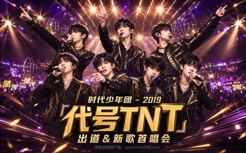 时代少年团 – 2019 「代号TNT」出道&新歌首唱会 现场封面