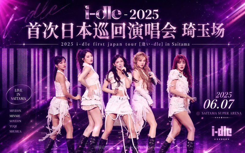 i-dle – 2025 首次日本巡回演唱会 琦玉场 2025 i-dle first japan tour [逢い-dle] in Saitama 现场封面