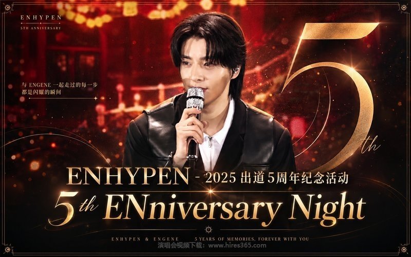 ENHYPEN – 2025 出道5周年纪念活动 ENHYPEN 5th ENniversary Night 现场封面