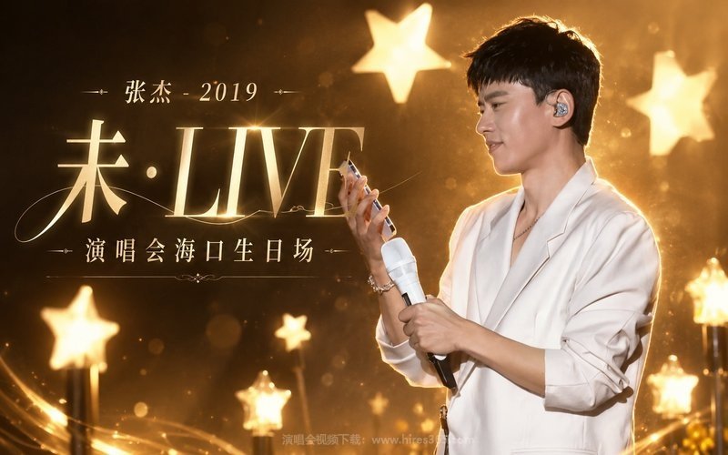 张杰 – 2019 未·LIVE 演唱会海口生日场 现场封面