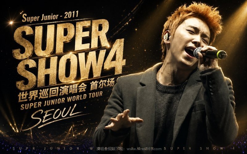 Super Junior – 2011 Super Show 4 世界巡回演唱会 首尔场 SUPER JUNIOR WORLD TOUR SUPER SHOW 4 现场封面