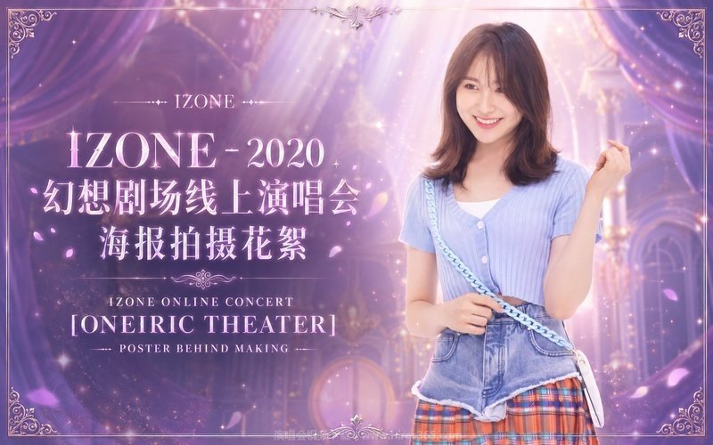 IZONE – 2020 幻想剧场线上演唱会 海报拍摄花絮 IZONE ONLINE CONCERT [ONEIRIC THEATER] POSTER BEHIND MAKING 现场封面