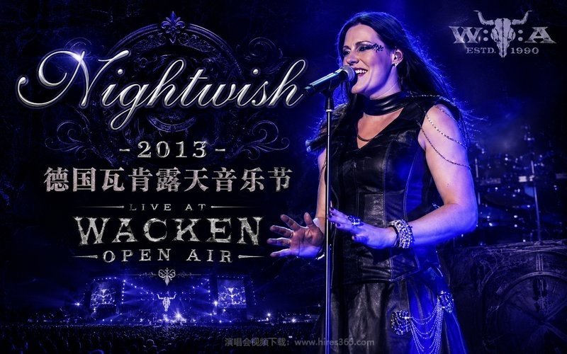 Nightwish – 2013 德国瓦肯露天音乐节 Live at Wacken Open Air 现场封面