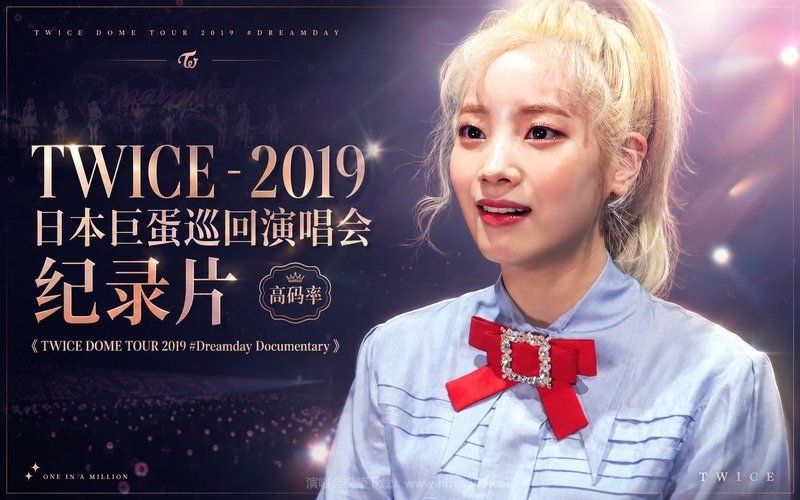 TWICE – 2019 日本巨蛋巡回演唱会 纪录片（高码率）《TWICE DOME TOUR 2019  #Dreamday Documentary》 现场封面