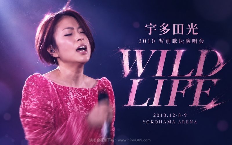 宇多田光 – 2010 暂别歌坛演唱会 WILD LIFE 2010.12.8-9 YOKOHAMA ARENA 现场封面