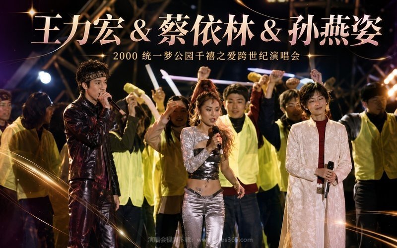 王力宏 & 蔡依林 & 孙燕姿 – 2000 统一梦公园千禧之爱跨世纪演唱会 现场封面