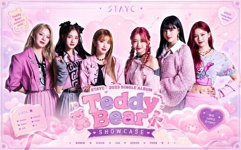 STAYC – 2023 Single Album [Teddy Bear] Showcase 现场封面