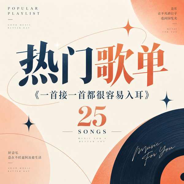 一首接一首都很容易入耳