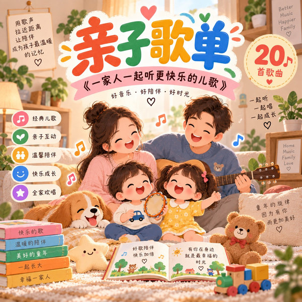 一家人一起听更快乐的儿歌