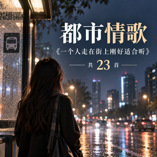 一个人走在街上刚好适合听