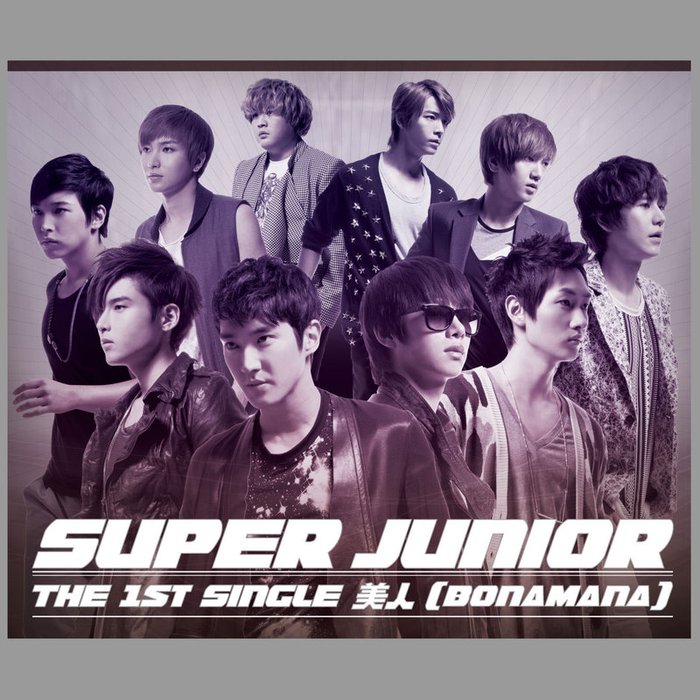 SUPER JUNIOR-《美人(BONAMANA) – Single released in Japan》