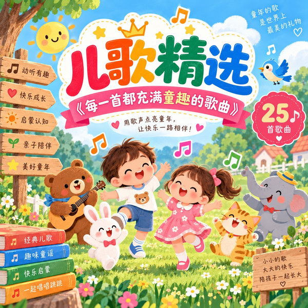 每一首都充满童趣的歌曲
