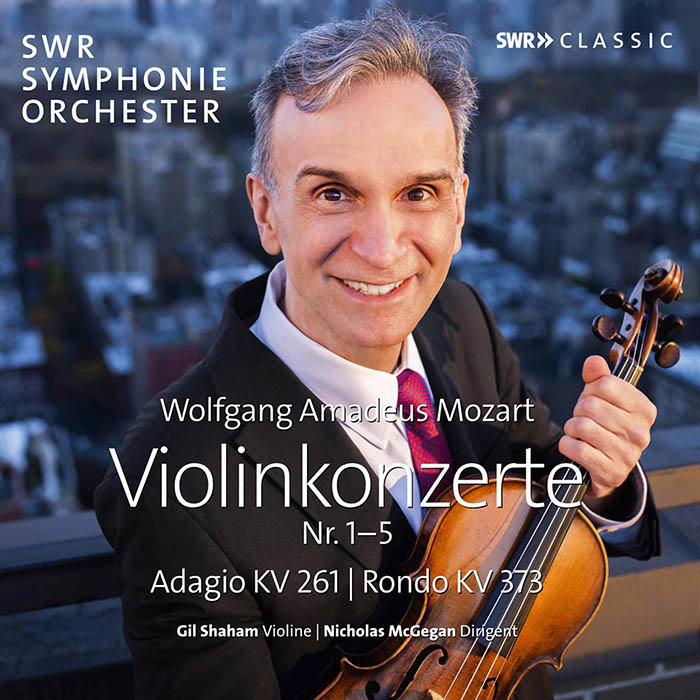 Gil Shaham, SWR Symphonieorchester, Nicholas McGegan – Mozart Violin Concertos (2022) [Hi-Res]