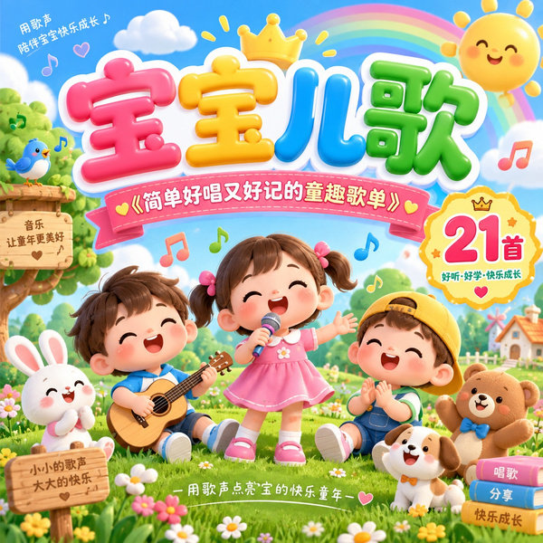 简单好唱又好记的童趣歌单