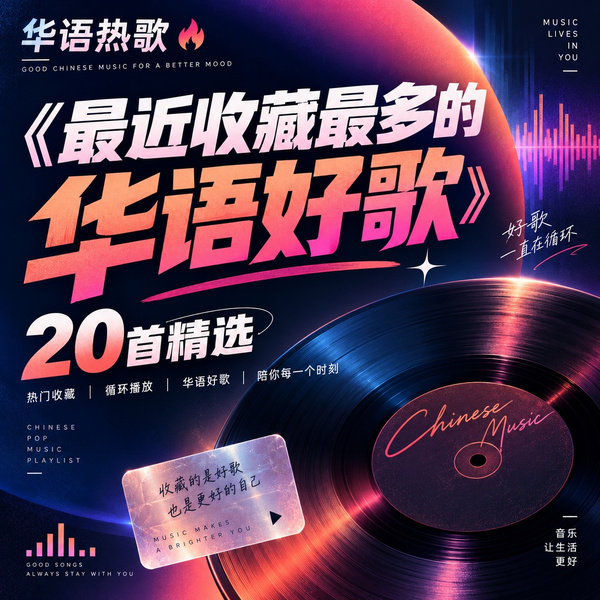 最近收藏最多的华语好歌