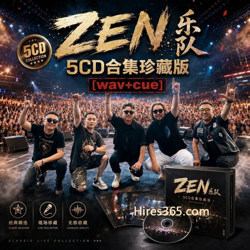 ZEN乐队 5CD原盘抓轨珍藏合集 [WAV+CUE]