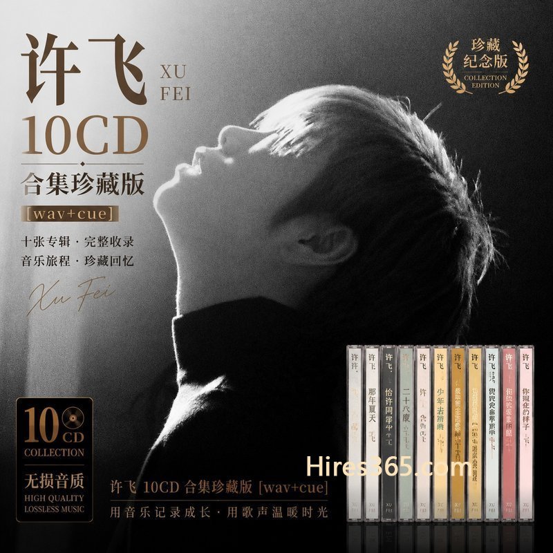 许飞 10CD原盘抓轨珍藏合集 [WAV+CUE]