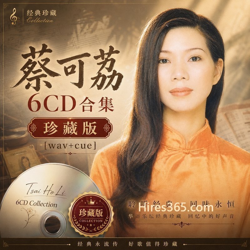 蔡可荔 6CD原盘抓轨珍藏合集 [WAV+CUE]