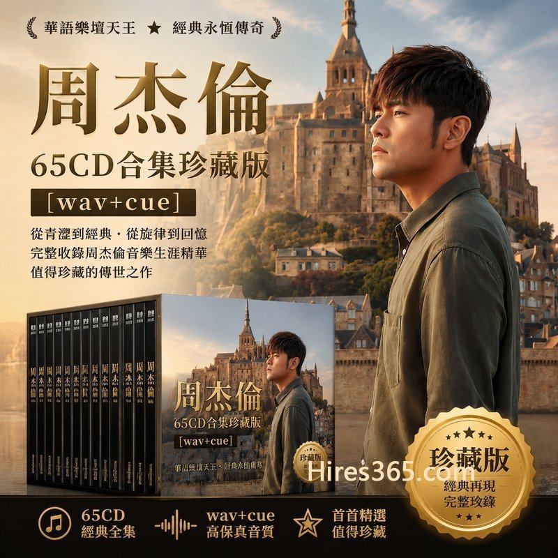 周杰伦 65CD原盘抓轨珍藏合集 [WAV+CUE]