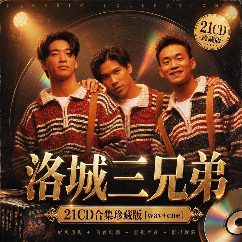洛城三兄弟 21CD原盘抓轨珍藏合集 [WAV+CUE]