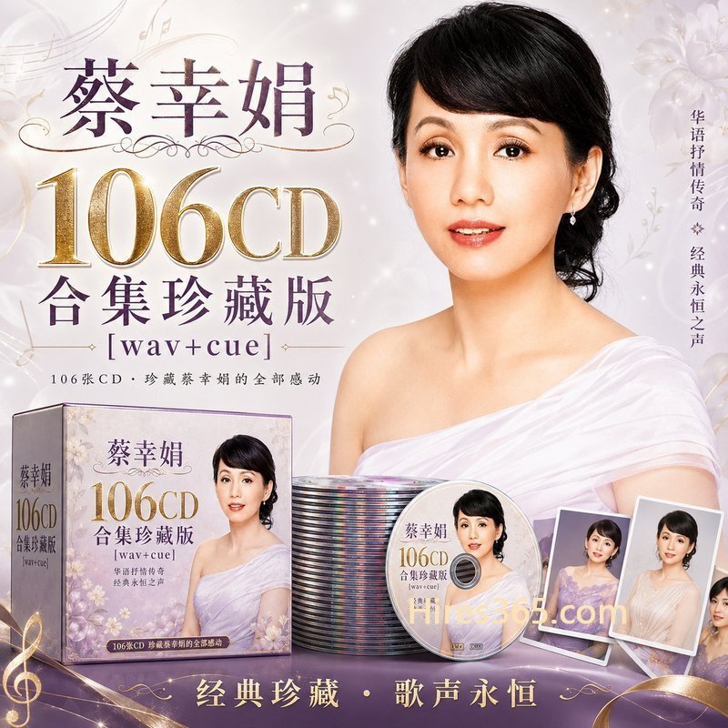 蔡幸娟 106CD原盘抓轨珍藏合集 [WAV+CUE]