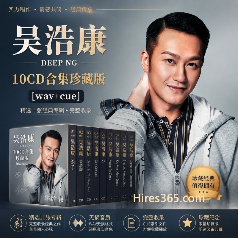 吴浩康 10CD原盘抓轨珍藏合集 [WAV+CUE]